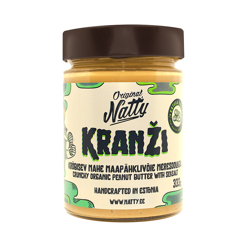 Natty Kranži krõbisev maapähklivõie 333g